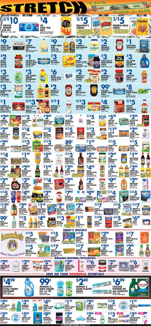Associated Supermarkets Ad from 08/13/2021