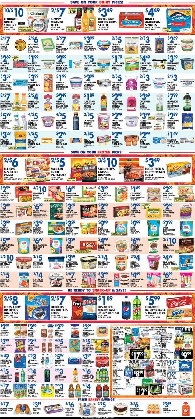 Associated Supermarkets Ad from 12/03/2021