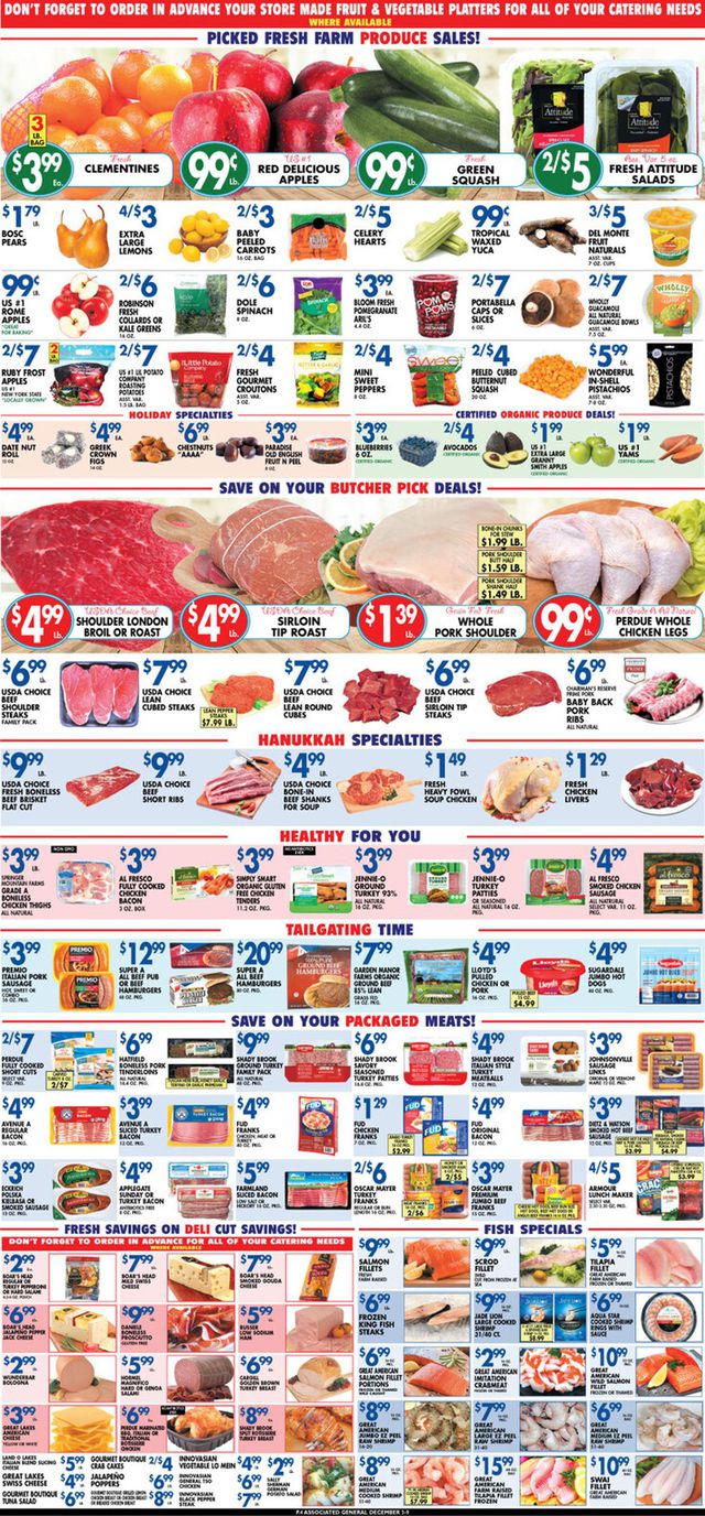Associated Supermarkets Ad from 12/03/2021