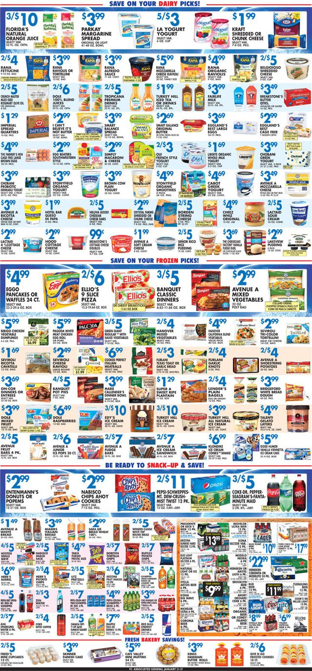 Associated Supermarkets Ad from 01/21/2022