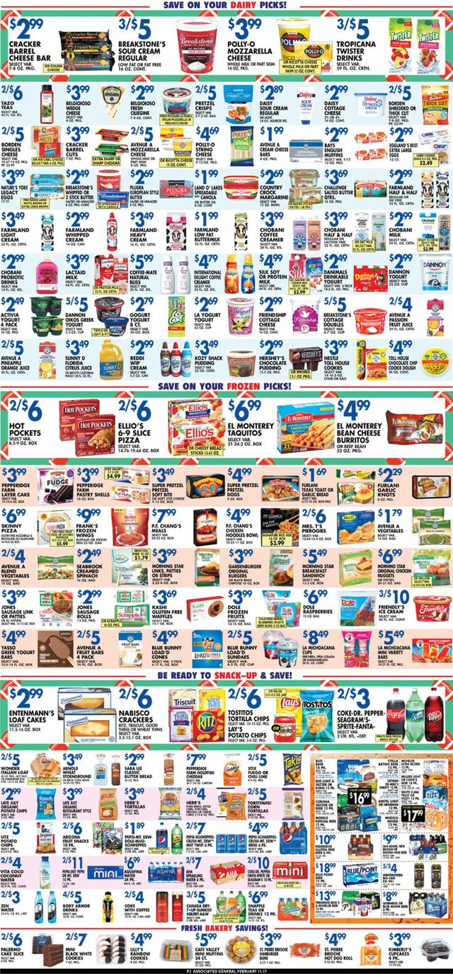 Associated Supermarkets Ad from 02/11/2022