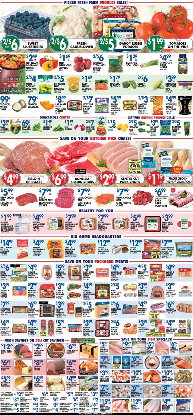 Associated Supermarkets Ad from 02/11/2022