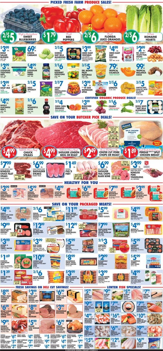 Associated Supermarkets Ad from 02/25/2022