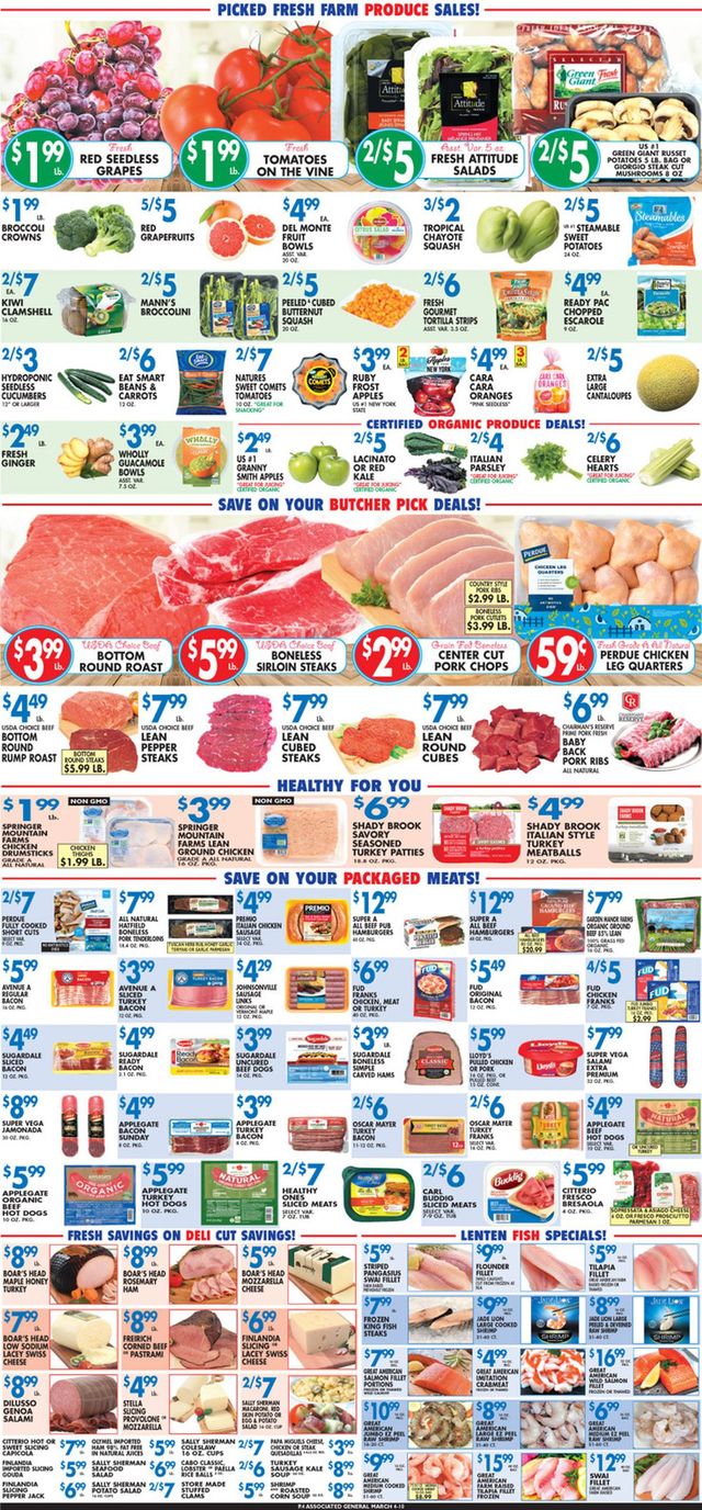 Associated Supermarkets Ad from 03/04/2022