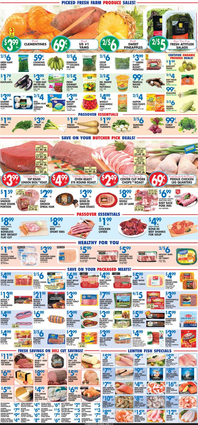Associated Supermarkets Ad from 04/08/2022