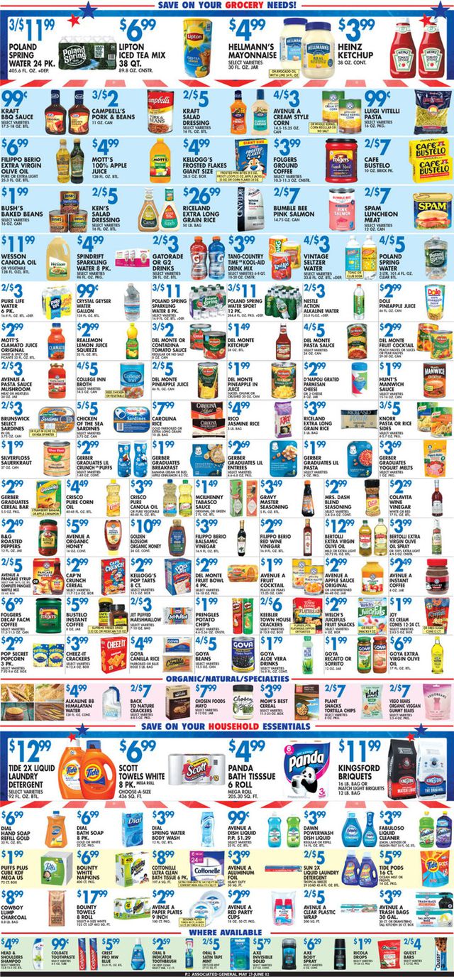 Associated Supermarkets Ad from 05/27/2022