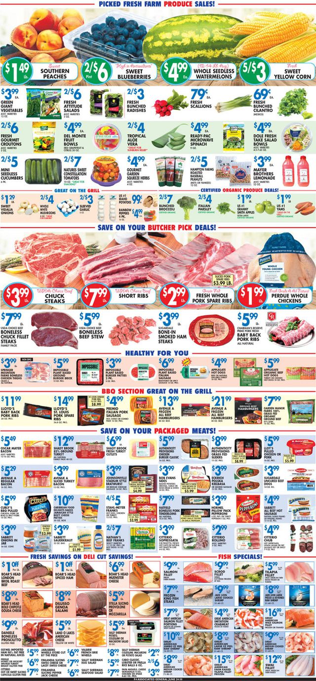 Associated Supermarkets Ad from 06/24/2022