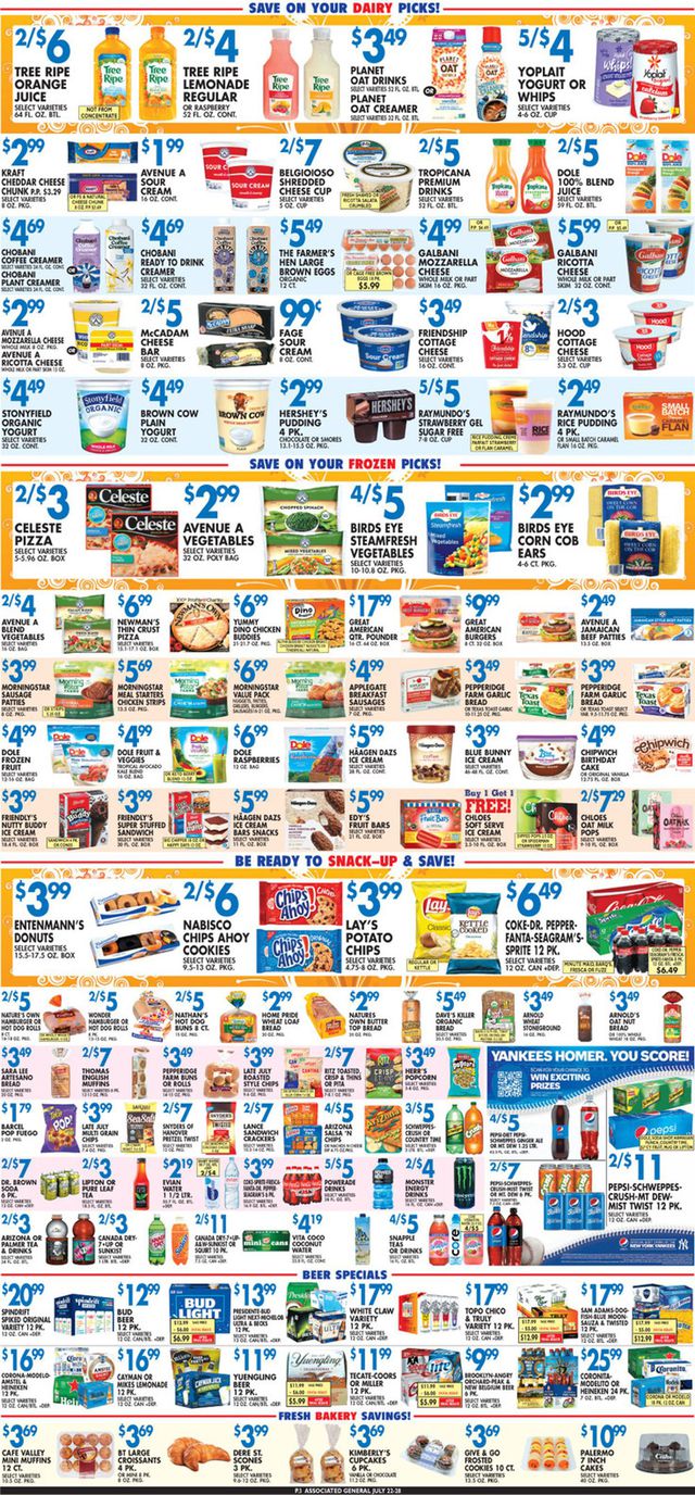 Associated Supermarkets Ad from 07/22/2022
