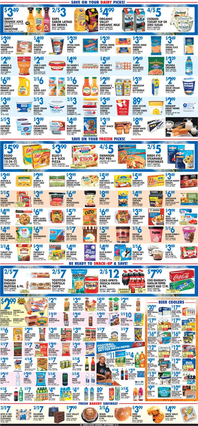 Associated Supermarkets Ad from 09/16/2022