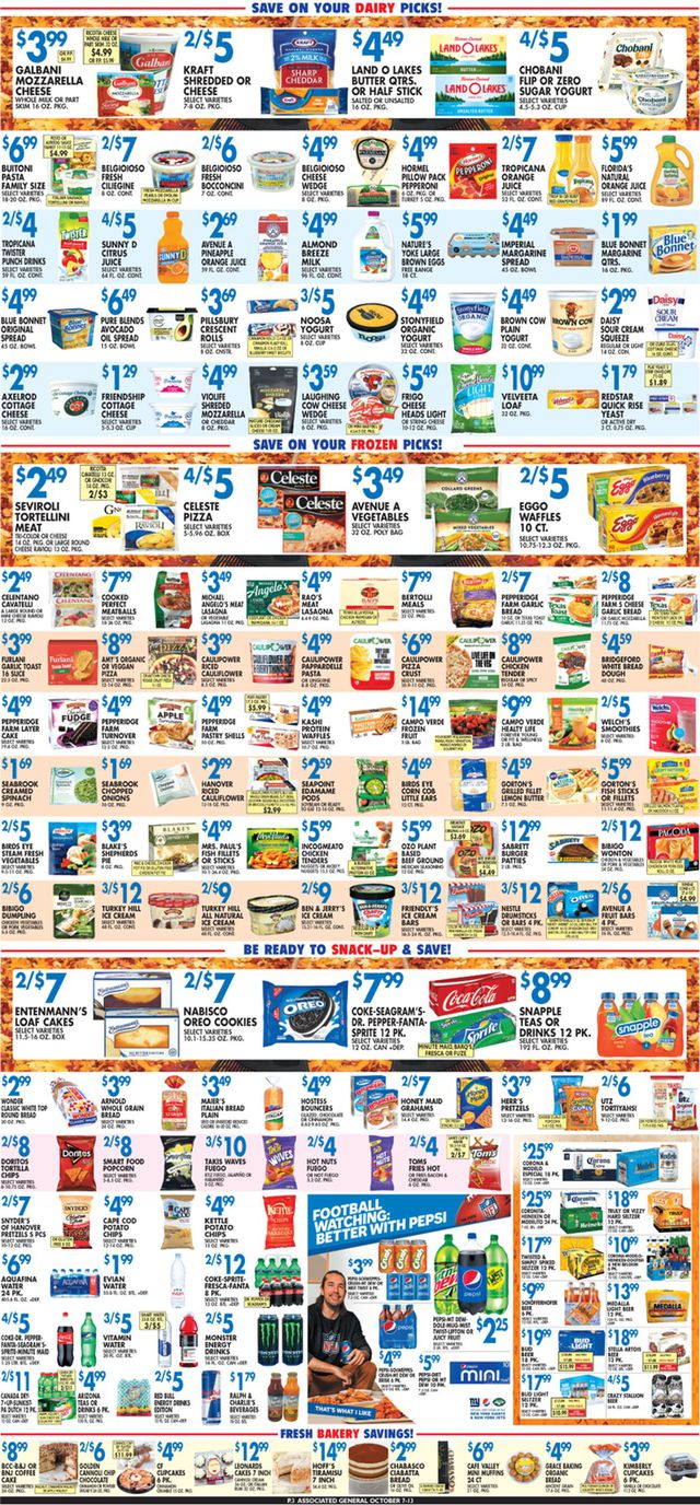 Associated Supermarkets Ad from 10/07/2022