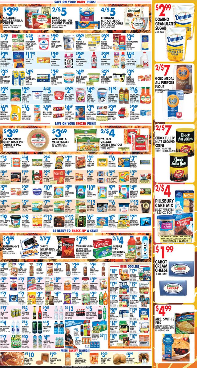 Associated Supermarkets Ad from 11/11/2022
