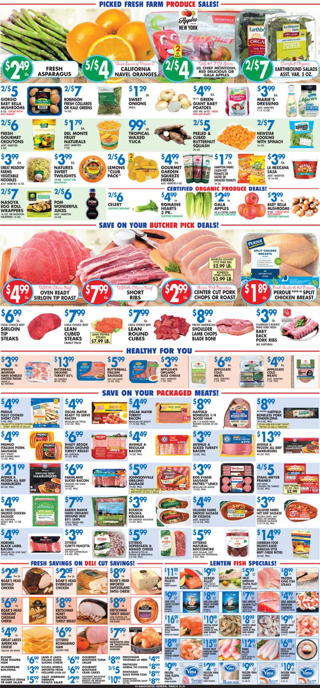 Associated Supermarkets Ad from 03/24/2023