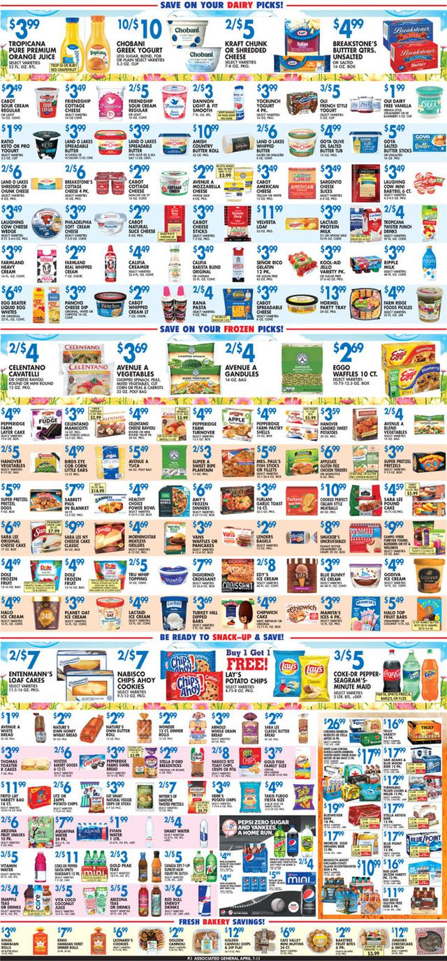 Associated Supermarkets Ad from 04/07/2023