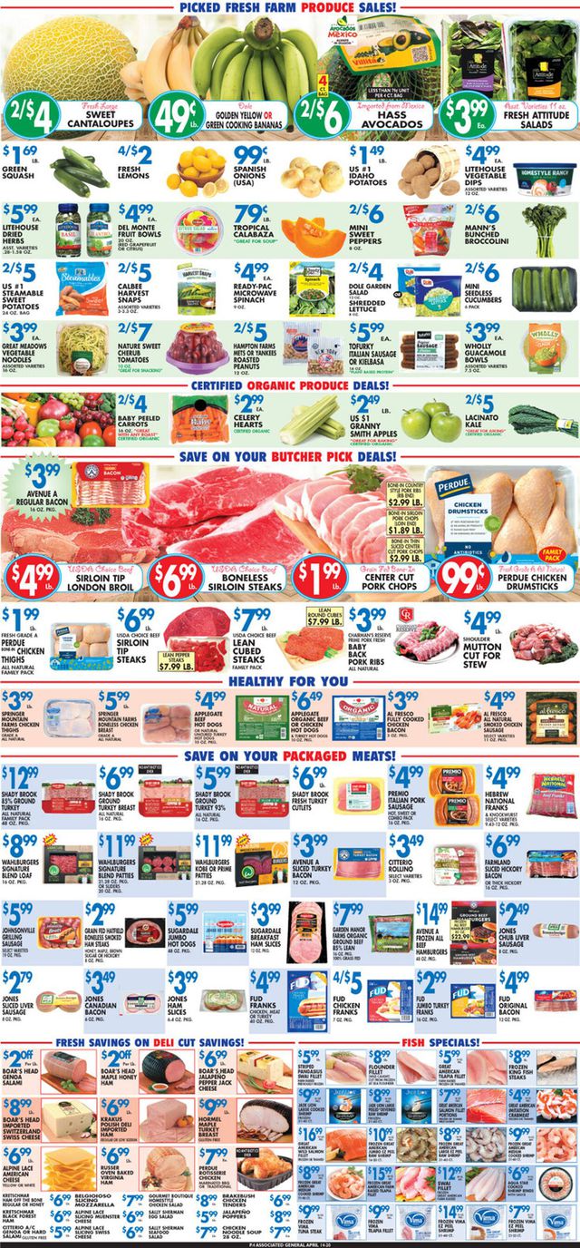 Associated Supermarkets Ad from 04/14/2023