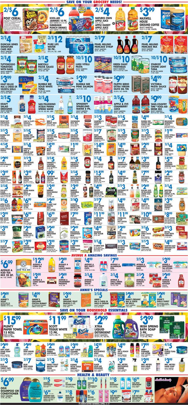 Associated Supermarkets Ad from 04/21/2023