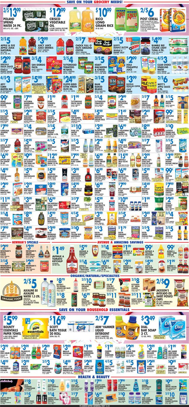 Associated Supermarkets Ad from 05/12/2023