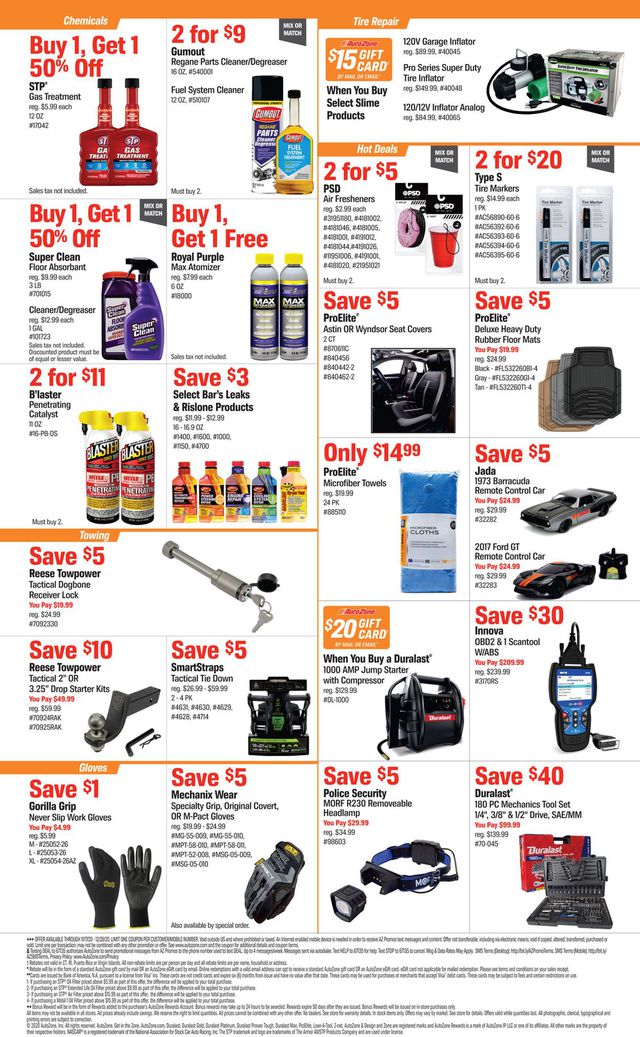 Autozone Ad from 11/17/2020