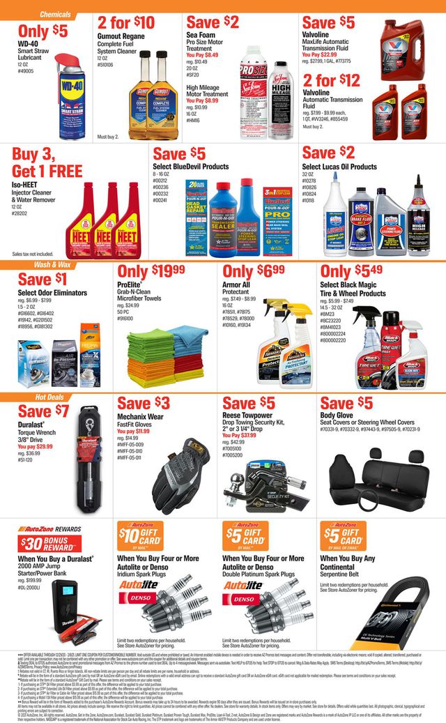 Autozone Ad from 12/29/2020