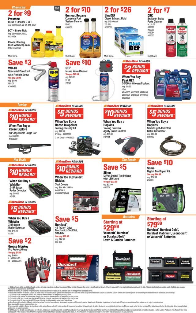 Autozone Ad from 06/01/2021
