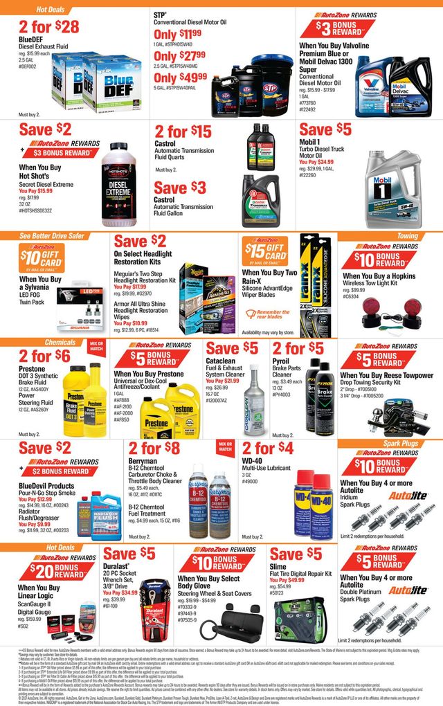 Autozone Ad from 08/24/2021