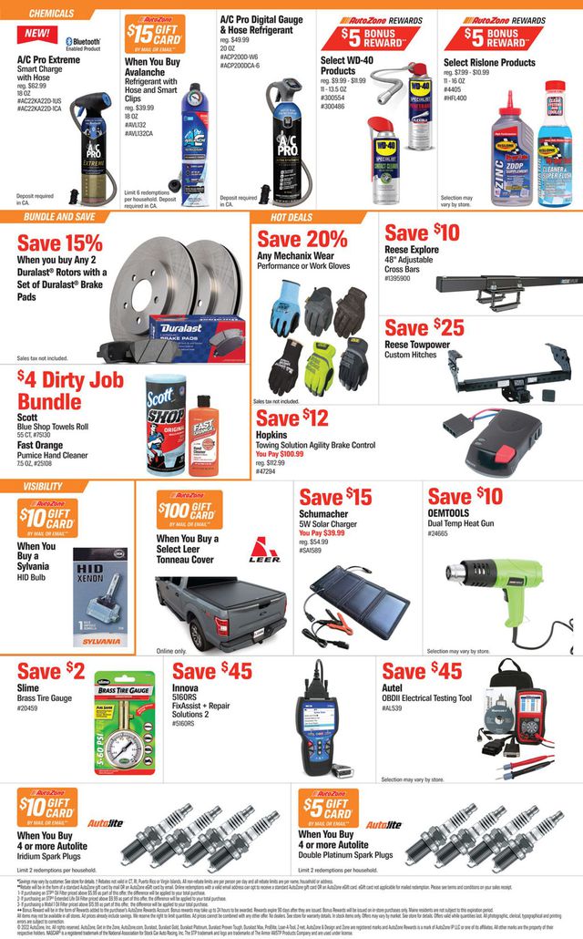 Autozone Ad from 05/31/2022