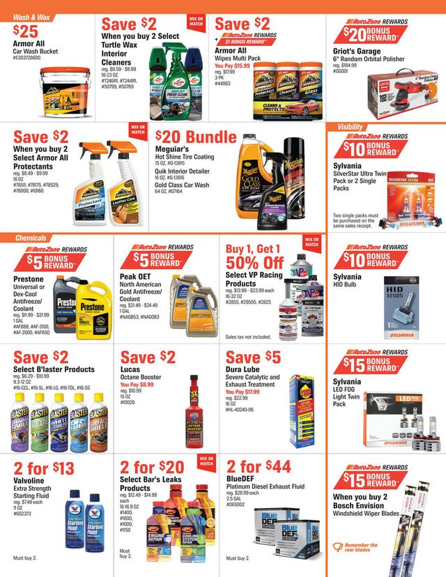 Autozone Ad from 11/15/2022