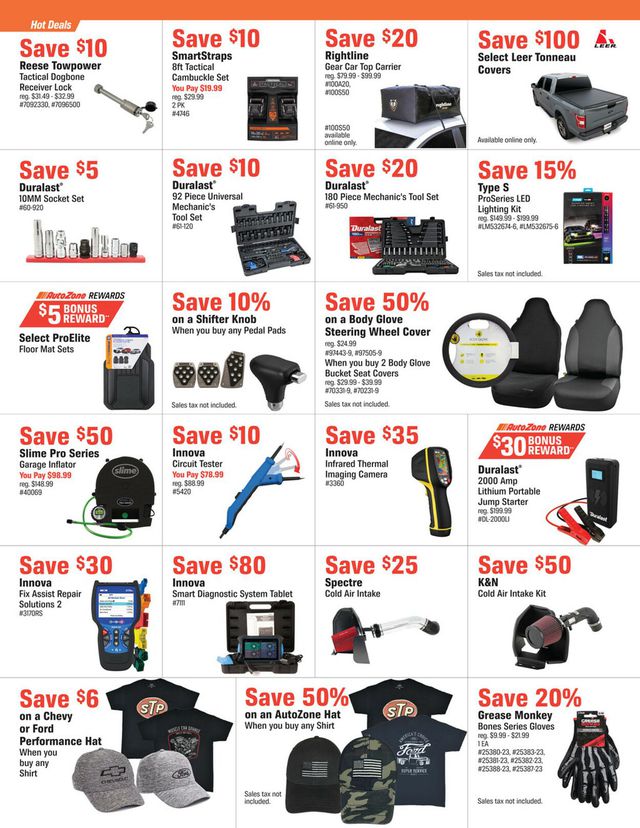 Autozone Ad from 11/15/2022