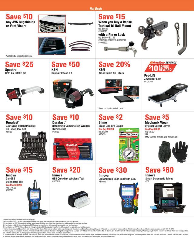 Autozone Ad from 02/07/2023