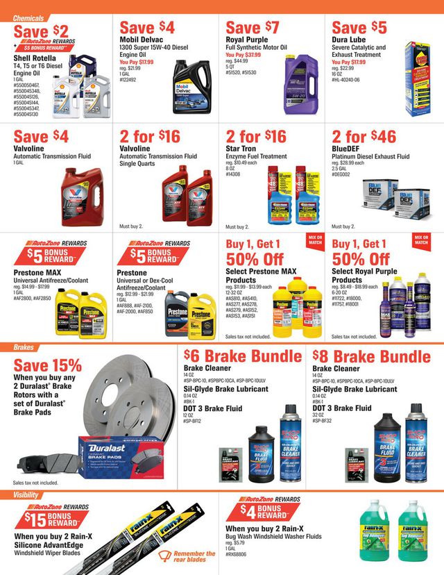 Autozone Ad from 03/07/2023
