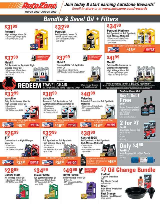 Autozone Ad from 05/30/2023