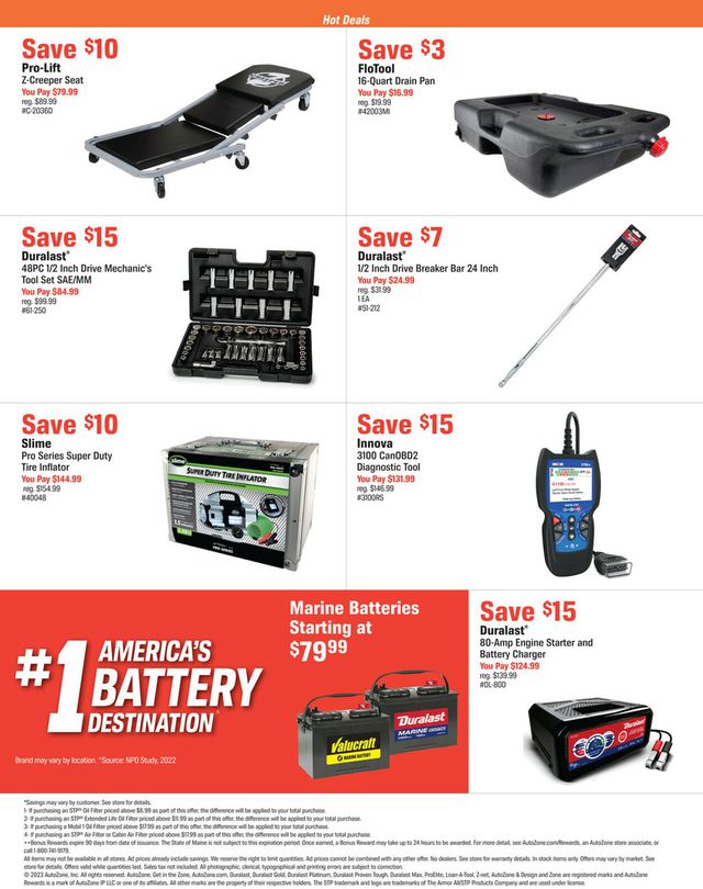 Autozone Ad from 07/25/2023