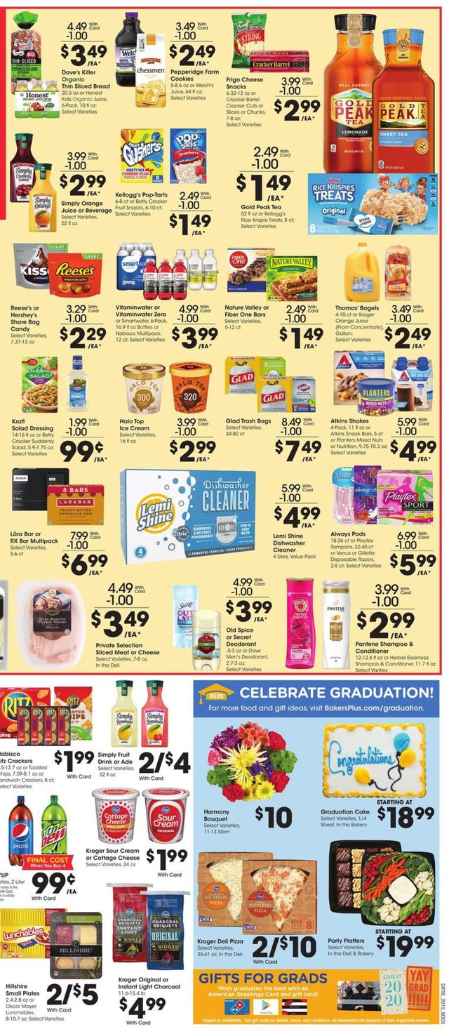 Baker's Ad from 05/13/2020