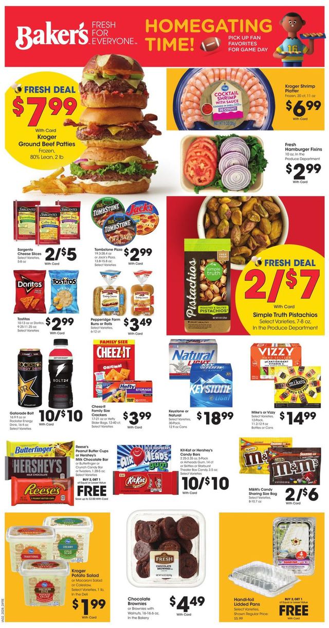 Baker's Ad from 08/12/2020