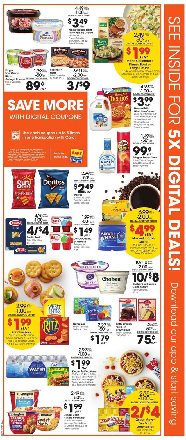 Baker's Ad from 09/30/2020