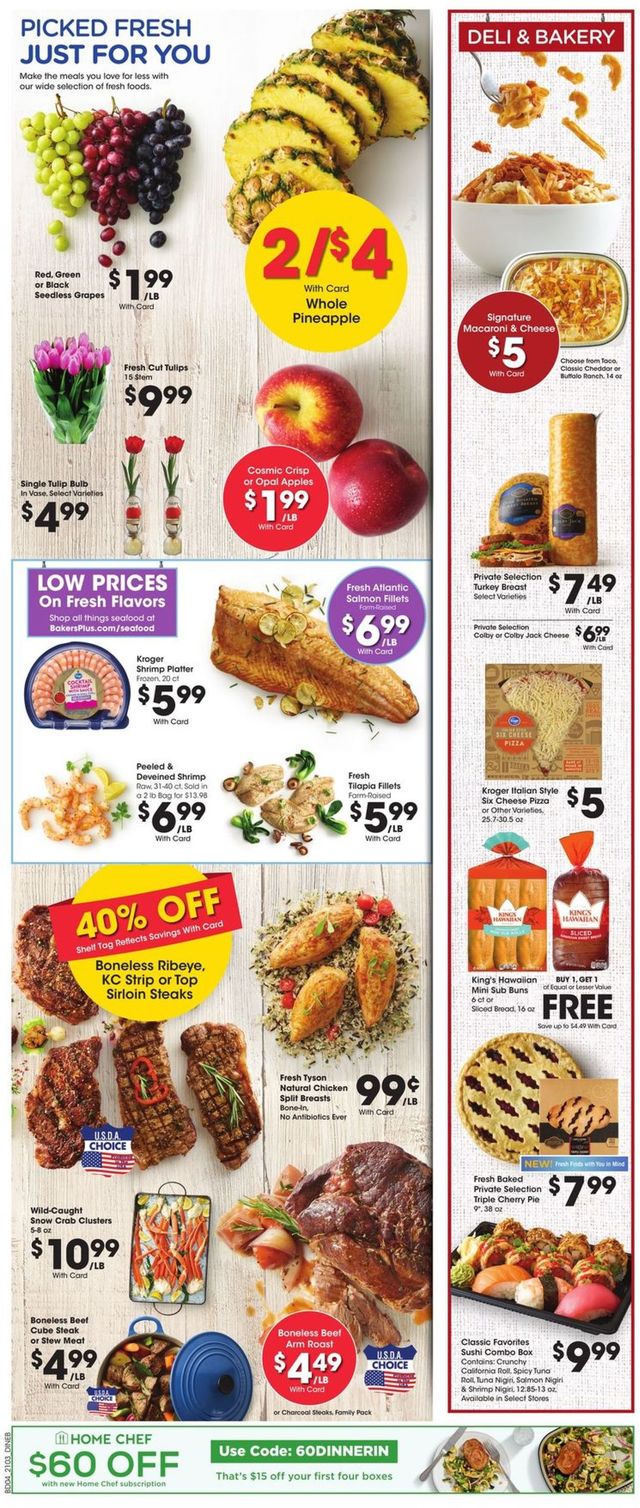 Baker's Ad from 02/17/2021