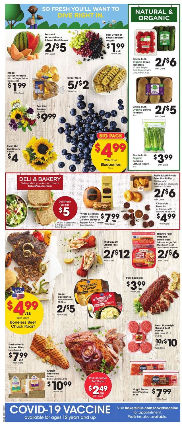 Baker's Ad from 08/04/2021