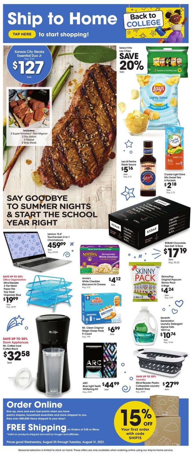 Baker's Ad from 08/25/2021