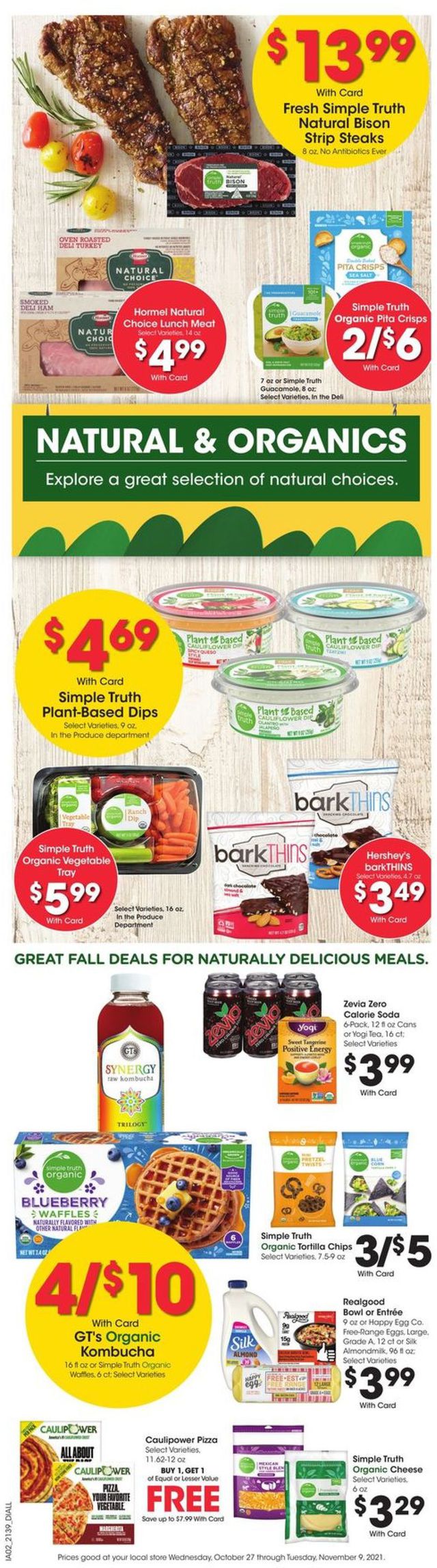 Baker's Ad from 10/27/2021