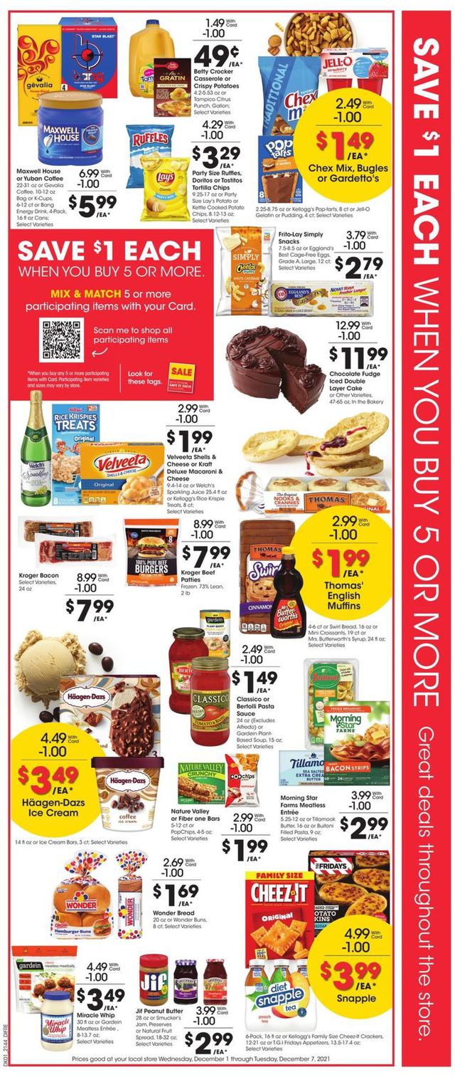 Baker's Ad from 12/01/2021