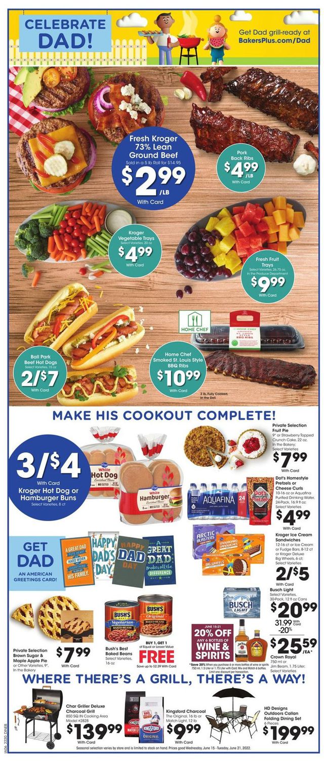 Baker's Ad from 06/15/2022