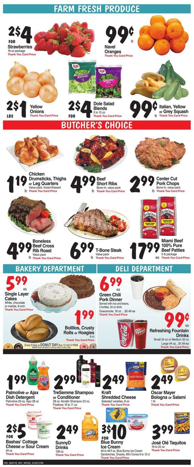 Bashas Ad from 05/01/2019