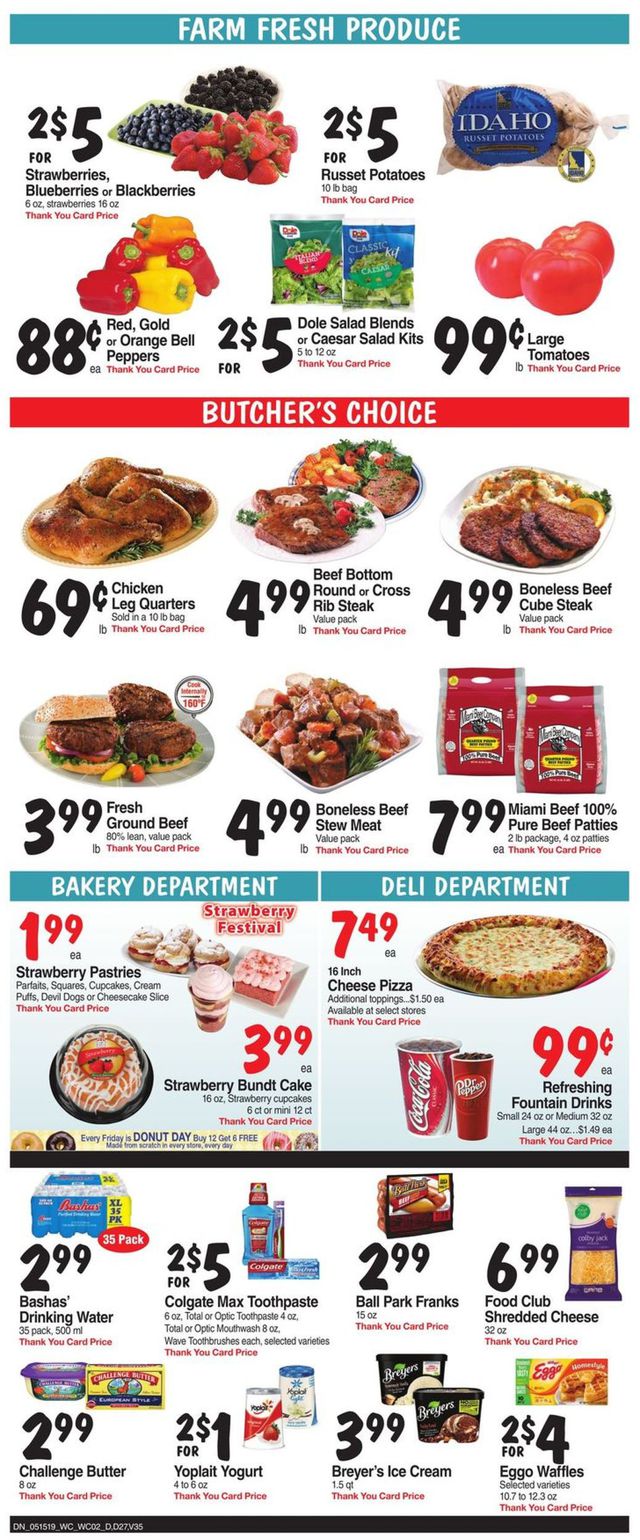 Bashas Ad from 05/15/2019