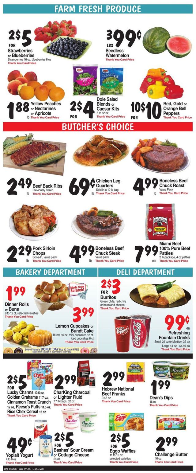 Bashas Ad from 06/26/2019