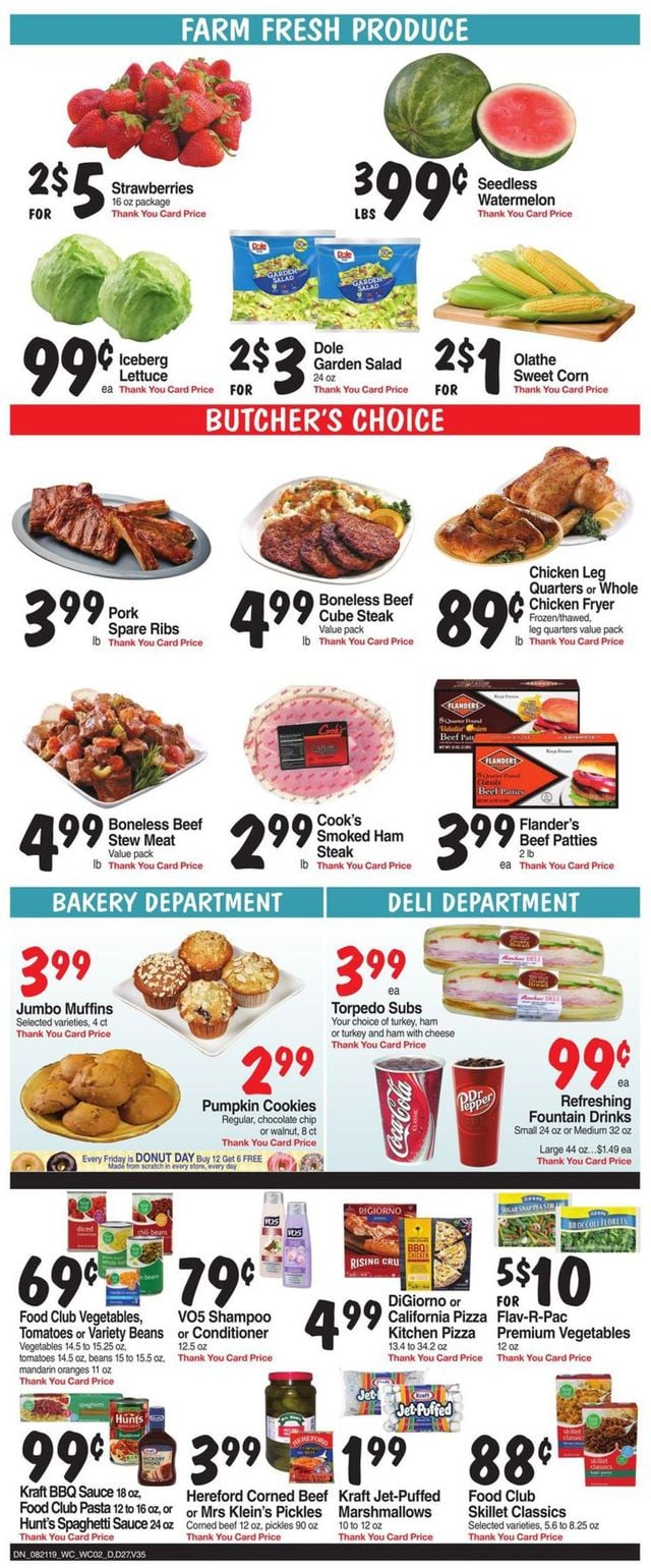 Bashas Ad from 08/21/2019