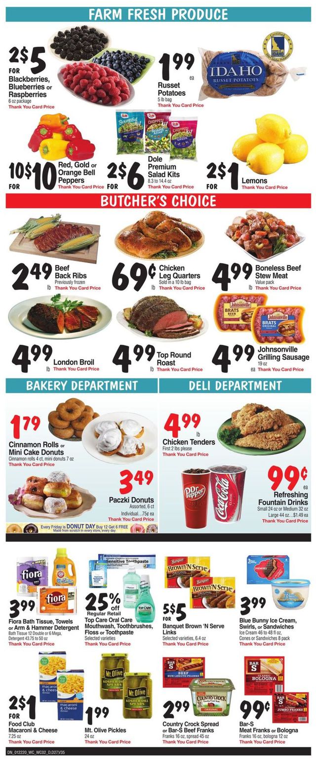 Bashas Ad from 01/22/2020