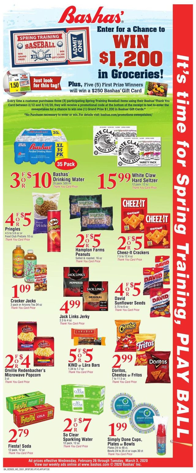 Bashas Ad from 02/26/2020