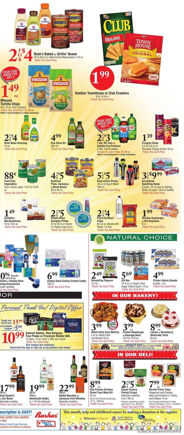 Bashas Ad from 09/02/2020