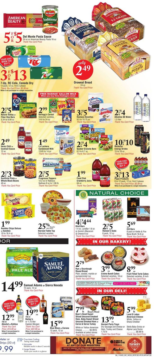 Bashas Ad from 11/04/2020