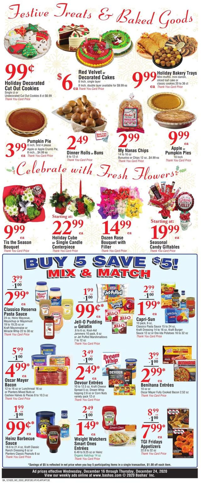 Bashas Ad from 12/16/2020