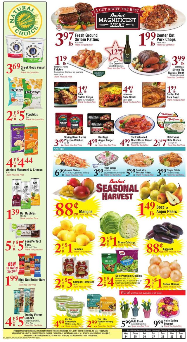 Bashas Ad from 03/24/2021